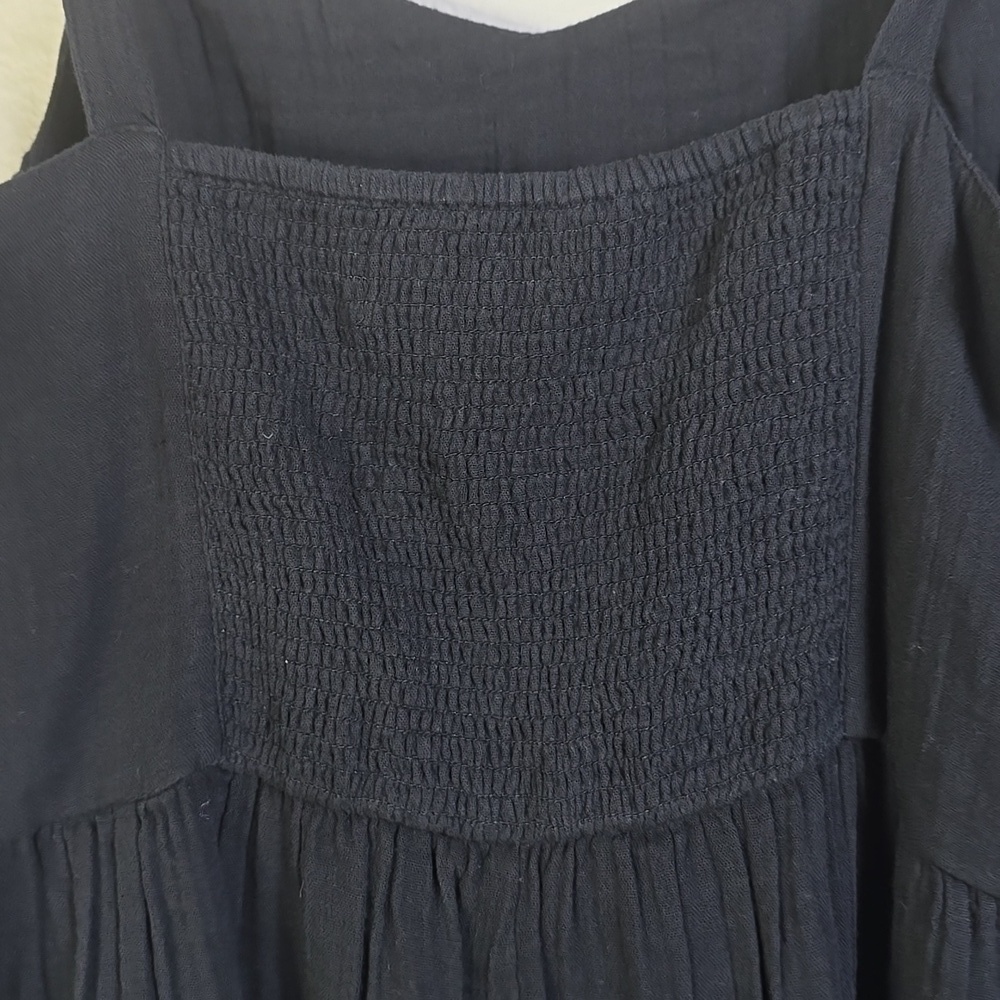 Old Navy Tiered Tie Shoulder Swing Mini Cami Dress Size M . - Picture 8 of 9
